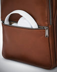 Samsonite Classic Leather Slim Backpack