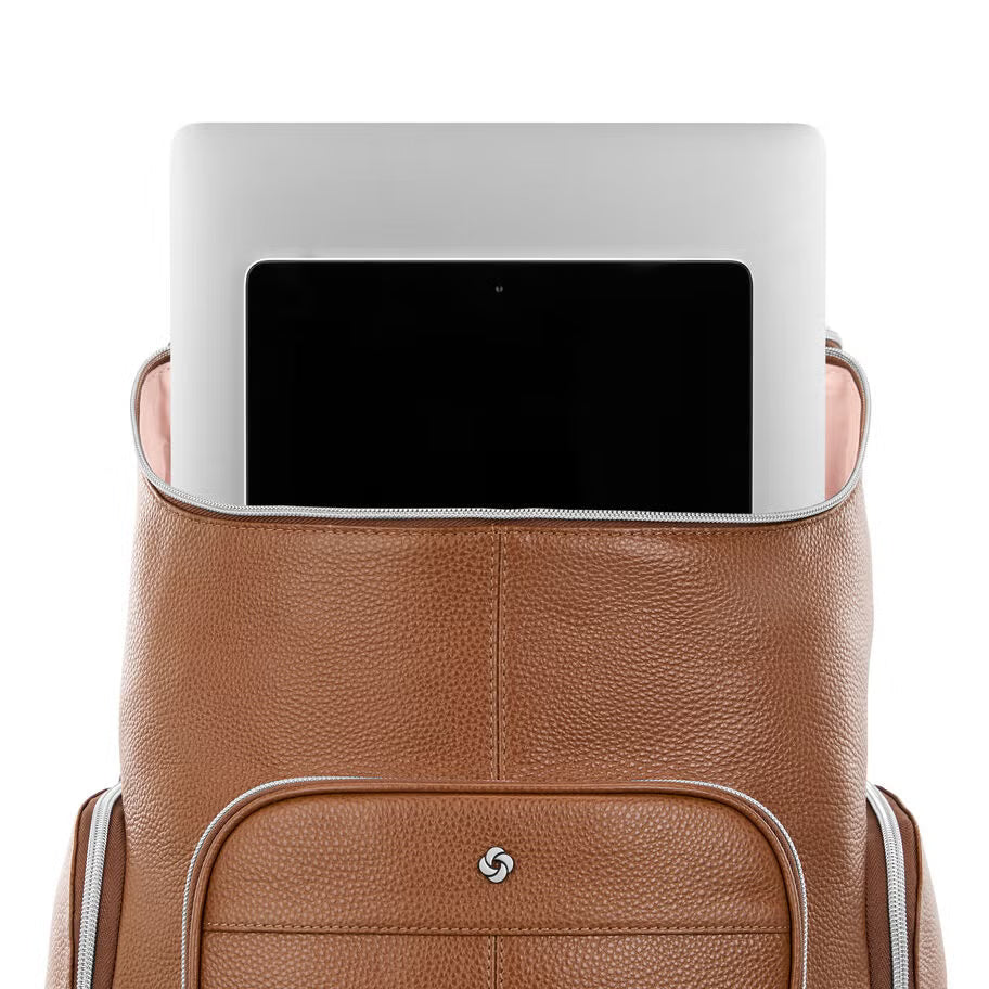 Samsonite Mobile Solution 2 Leather Deluxe Backpack