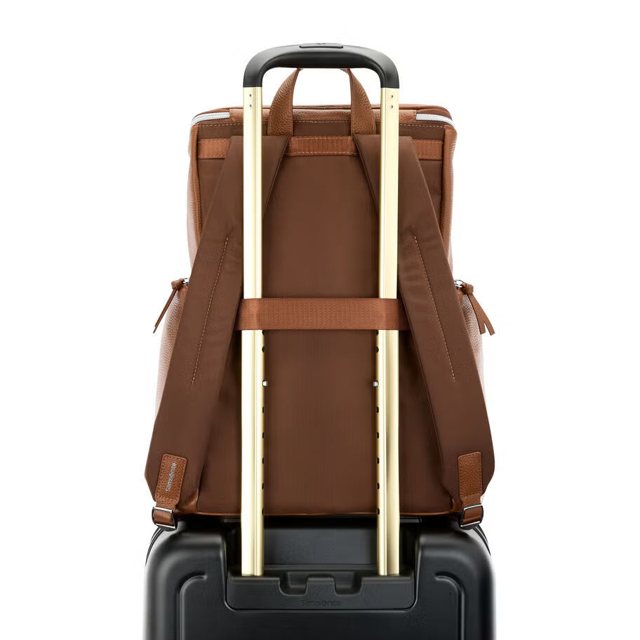 Samsonite Mobile Solution 2 Leather Deluxe Backpack