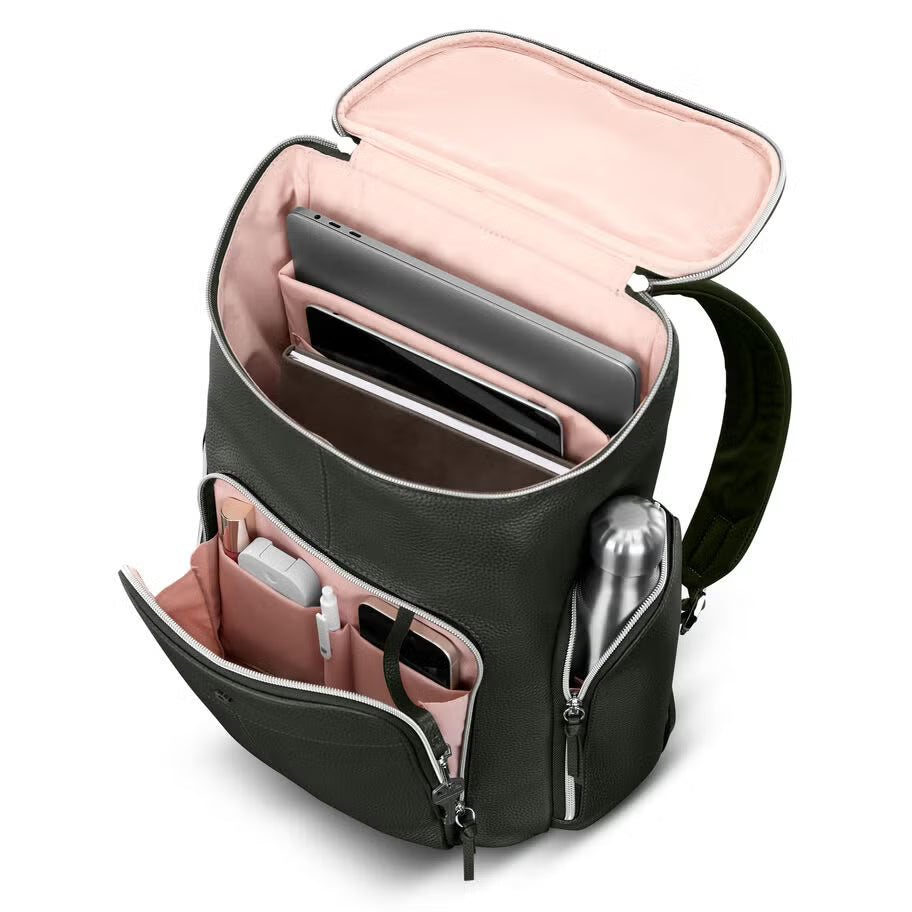 Samsonite Mobile Solution 2 Leather Deluxe Backpack